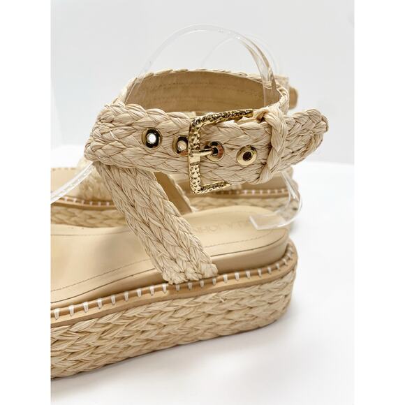 Ulla Johnson Gemma Flatform in Natural Straw Jute 38.5 - Picture 6 of 12